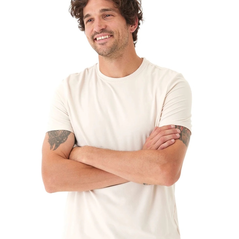 NWT - Threads 4 Thought SOLOMAN LUXE JERSEY TEE - xl, tapioca